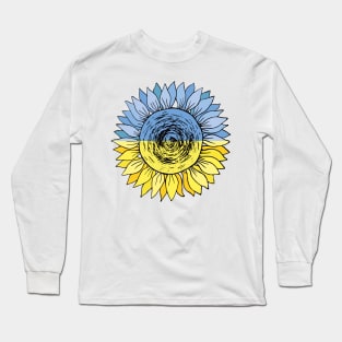 Ukrainian sunflower Long Sleeve T-Shirt